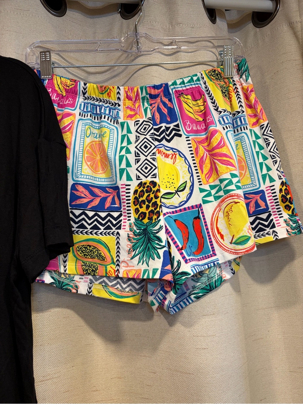 Joyspun Tropical Fruit Print Tank & Shorts PJ set - Picture 9 of 16